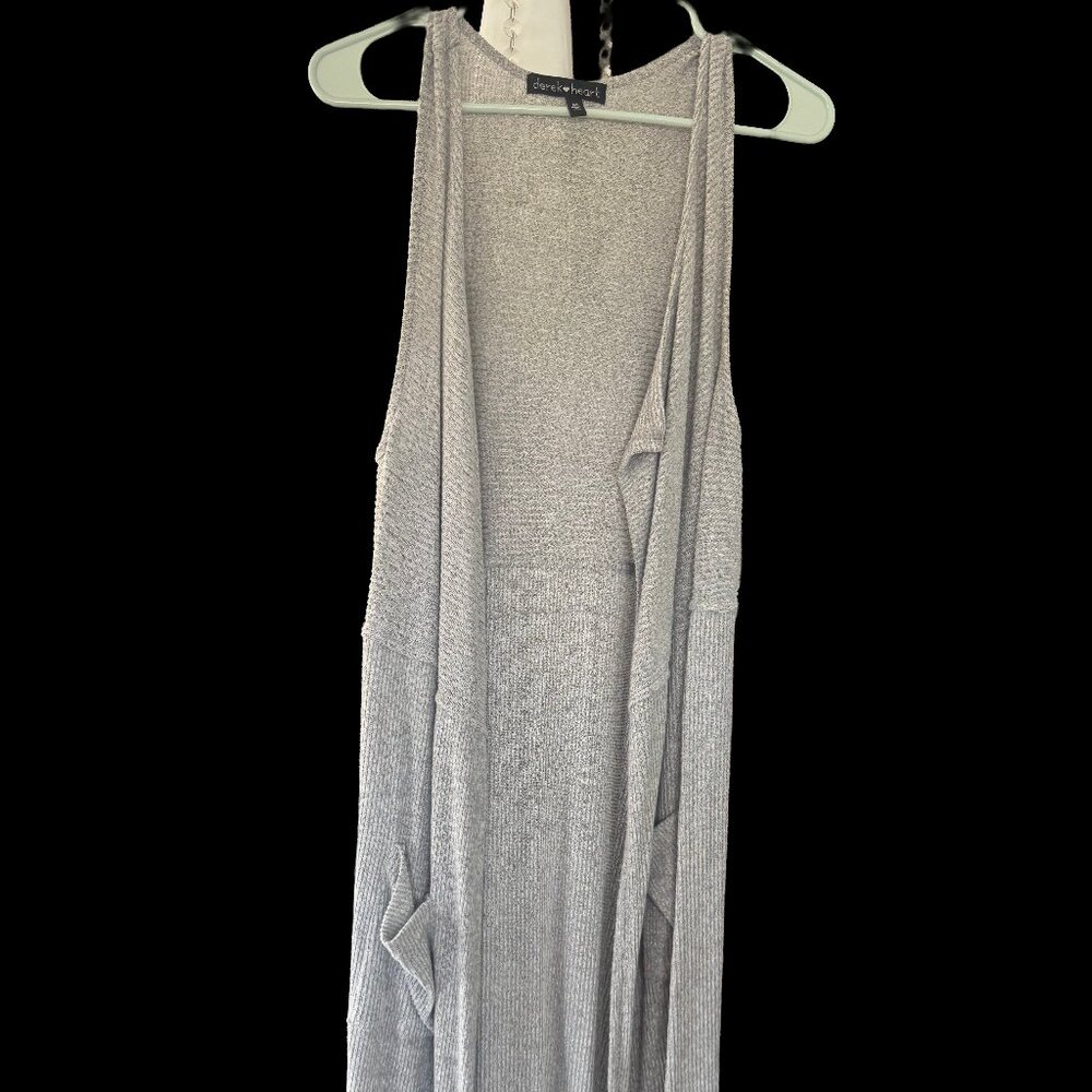 Comfy gray Vest with Pockets